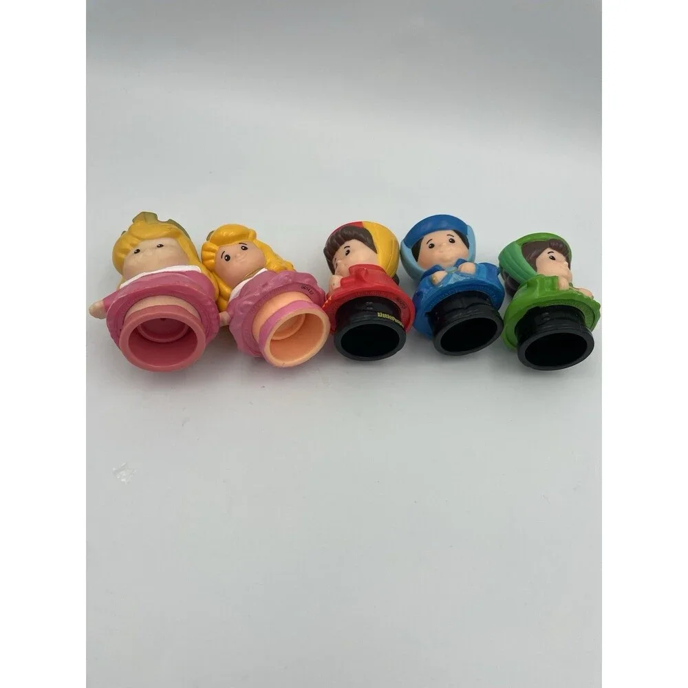 Fisher Price Little People Figures Sleeping Beauty 2 Aurora 3 Fairy Godmothers